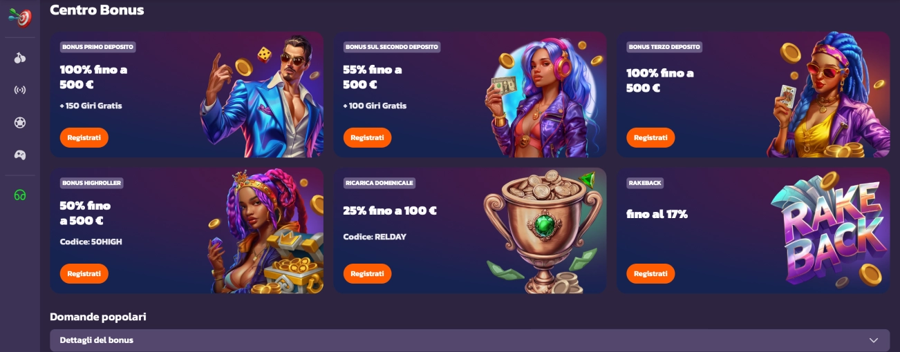 Offerte e promozioni attive – logo del casinò Coolzino